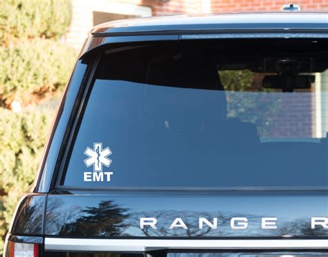 EMT Vinyl Decal, EMT Sticker, Emergency Medical Technician Decal, First ...