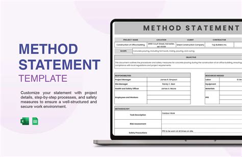 23 Simple Method Statement Templates Pdf Doc Free And Premium Templates