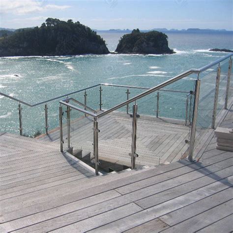 Railing Stainless Steel Staircase Post Floating Stair Straight