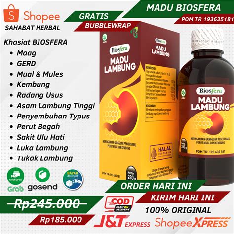 Jual Madu Biosfera Madu Lambung Dari Madu Biomaag Madu Bio Maag Obat