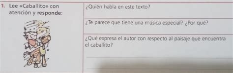 Como Es El Poema Del Caballito Y Hablando Sobre Un Paisaje Brainly Lat