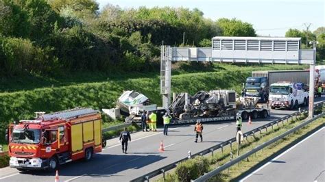 Accident sur la rocade Un poids lourd couché la circulation coupée