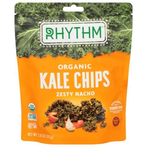 Rhythm Superfoods Chip Kale Zesty Nacho Organic 2 Oz Case Of 12 2 Oz