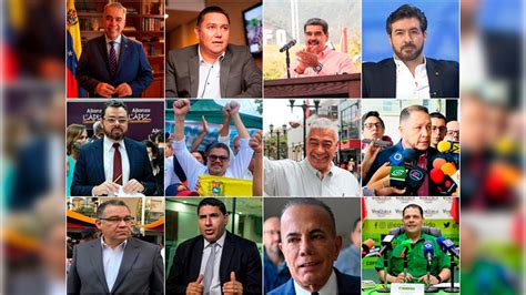 Estos Son Los Candidatos Para La Carrera Presidencial El 28 Jul