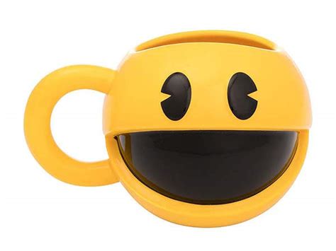 The D Sculpted Pac Man Mug Gadgetsin