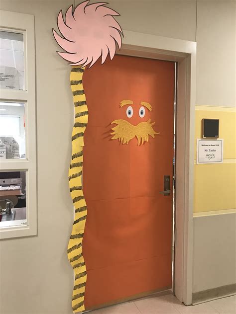 Dr Seuss Door Decorating Classroom Decorations The Lorax All Paper