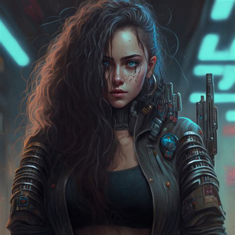 ArtStation - Cyberpunk Character Portrait