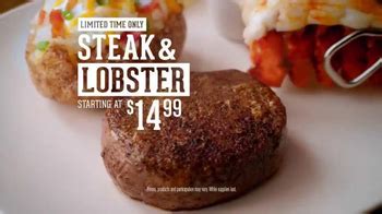 Outback Steakhouse Steak Lobster Tv Spot Back By Popular Demand