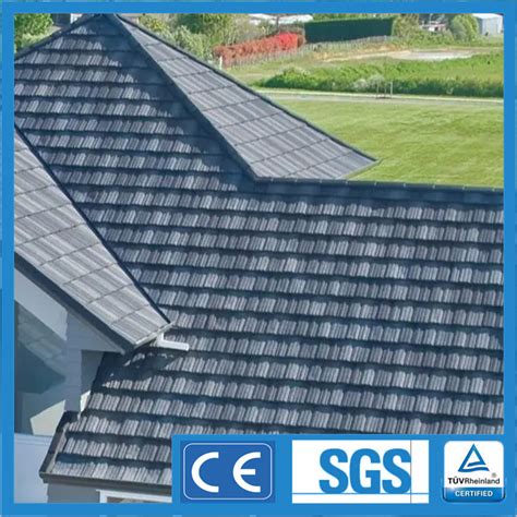 Coated Metal Tile Stone Coated Metal Roofing Roman Africa Roof Tile China Galvalume Roof And