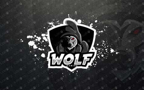 Premade Logo Wolf Mascot Logo Wolf Esports Logo Eye Logo Esports