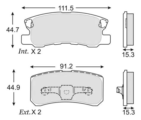 Balatas De Disco Traseras Jeep Compass 2007 2017 Fag