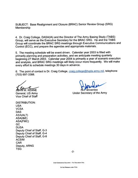 Best Army Decision Memorandum Template Excel Example Tacitproject