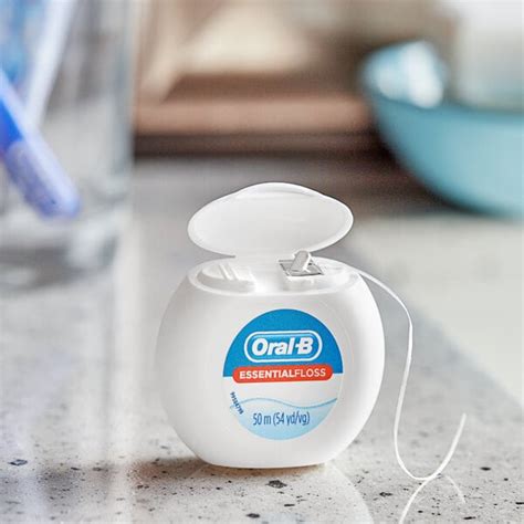 Oral B EssentialFloss 50m Mint Dental Floss 82576 24 Case