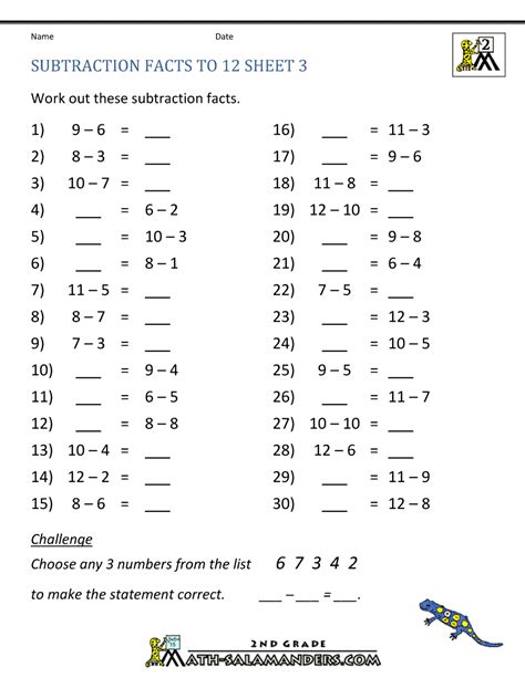 Free Printable Worksheet For Grade 4488 Hot Sex Picture