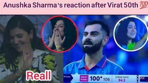 Anushka Sharma S Amazing Reaction After Virat Kohli Take Th Odi