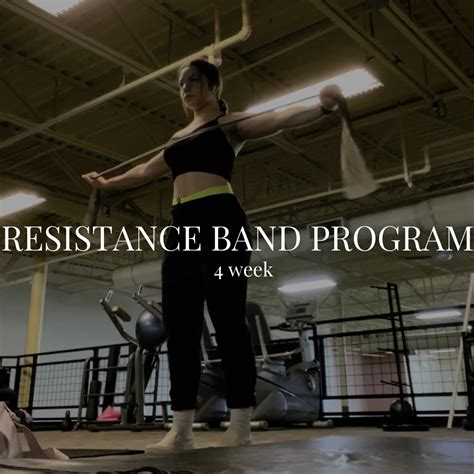 4 Week Resistance Band Program Aplomb Training