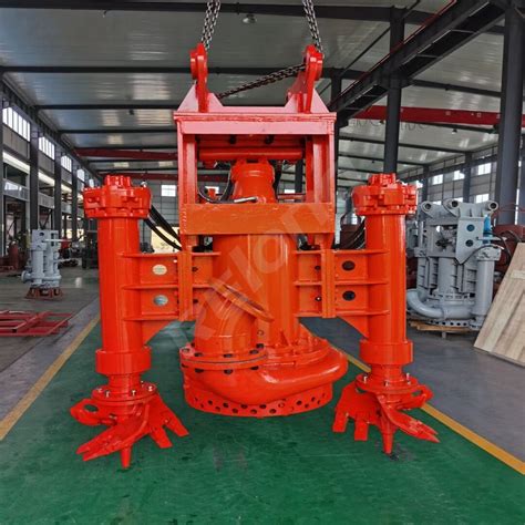 Hydraulic Submersible Slurry Sand Dredging Pump For Excavator With