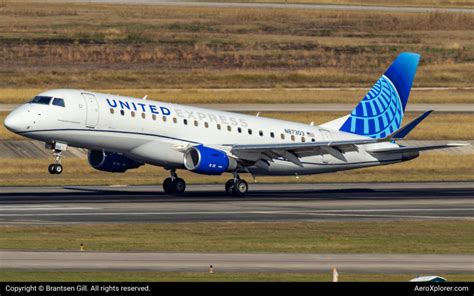 N87303 United Express Embraer E175 By Brantsen Gill Aeroxplorer Photo Database