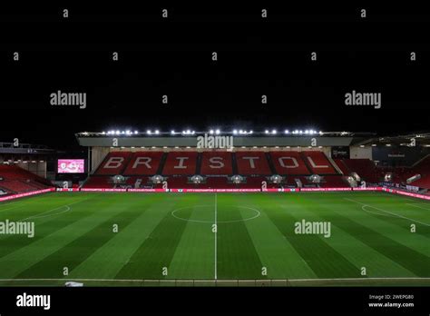 A General View Inside Of Ashton Gate Home Of Bristol City Ahead Of The