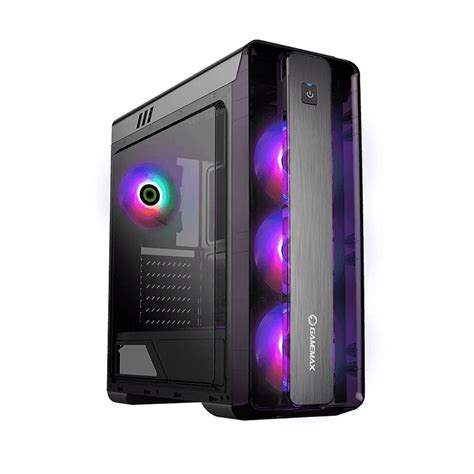 Gamemax Moonlight Frgb Bk Mid Tower Black Casing Price In Bd Ryans