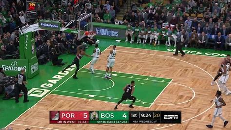 1st Quarter One Box Video Boston Celtics Vs Portland Trail Blazers