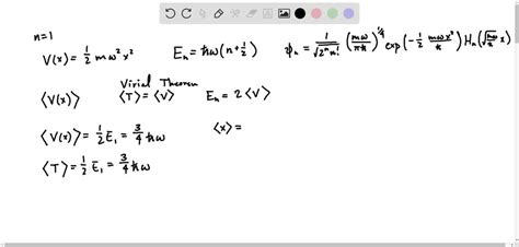 Solved The Average Kinetic Energy For A Harmonic Oscllator Is Given By