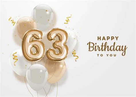 208 63 Birthday Vector Images Depositphotos