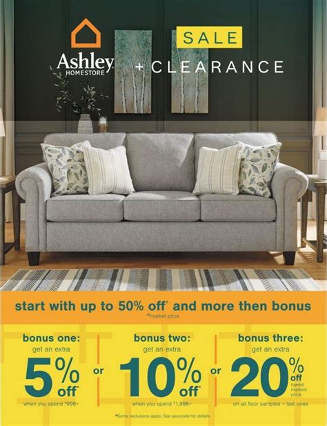 Ashley Furniture HomeStore Sale + Clearance