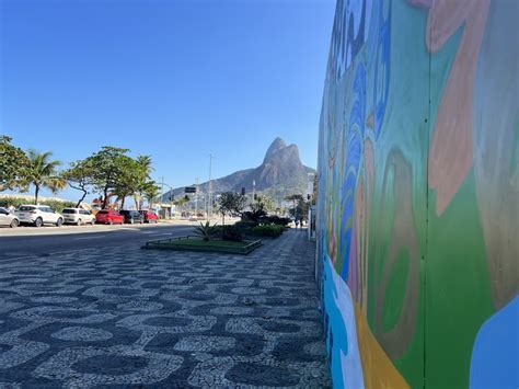 Orla de Ipanema está mais colorida e bonita COLUNA DE TURISMO