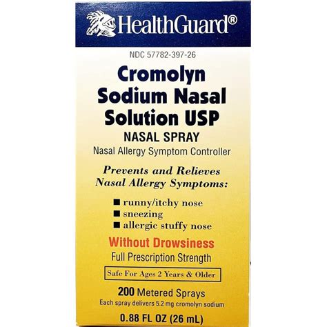 Healthguard Cromolyn Sodium Nasal Solution 88 Oz The Online Drugstore