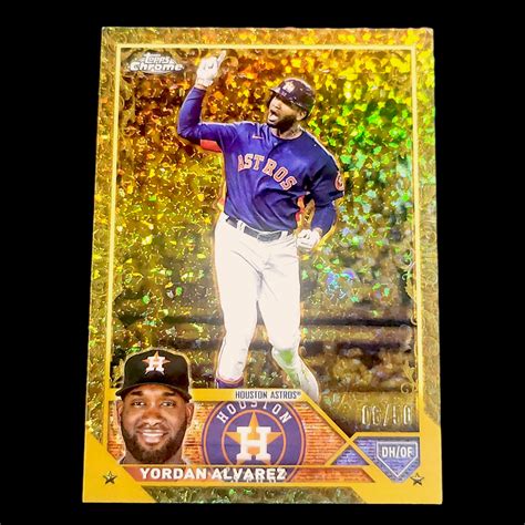 Yordan Alvarez Topps Gilded Collection Mini Diamond Gold Etch