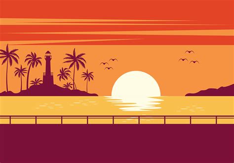 New 39 Sunset Vector