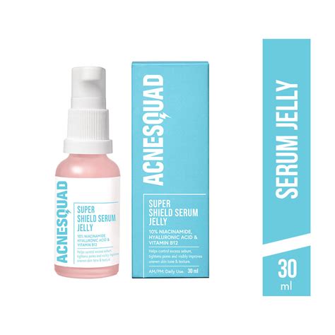 Acne Squad Pore Minimising Super Shield Serum Jelly With 10