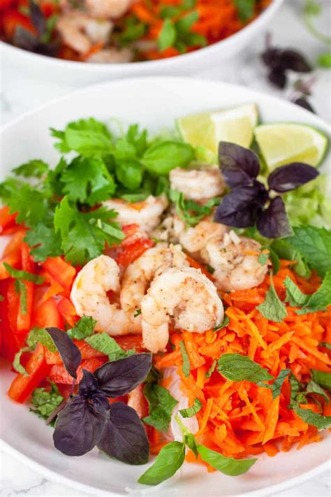 Vietnamese Shrimp Salad With Noodles The Rustic Foodie®