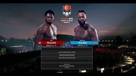 Joe Frazier Vs Deontay Wilder Undisputed Youtube