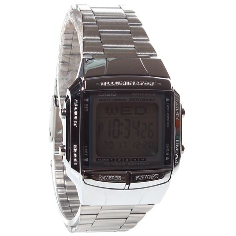 Rel Gio Casio Vintage Db Adf Prata Rock City