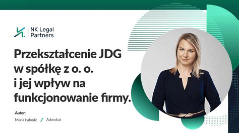 Przekszta Cenie Jdg W Sp K Z Ograniczon Odpowiedzialno Ci Jak