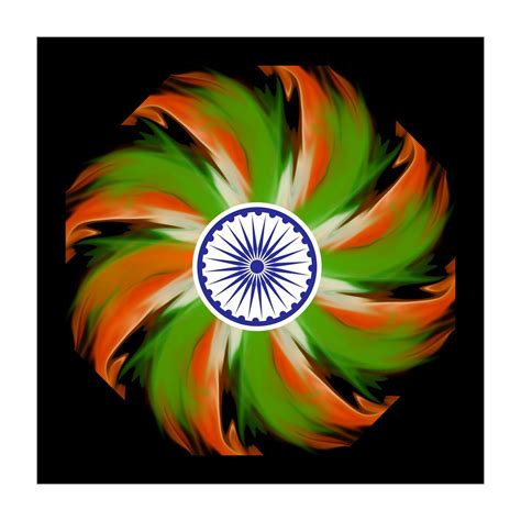 India Flag Chakra Design Vector File