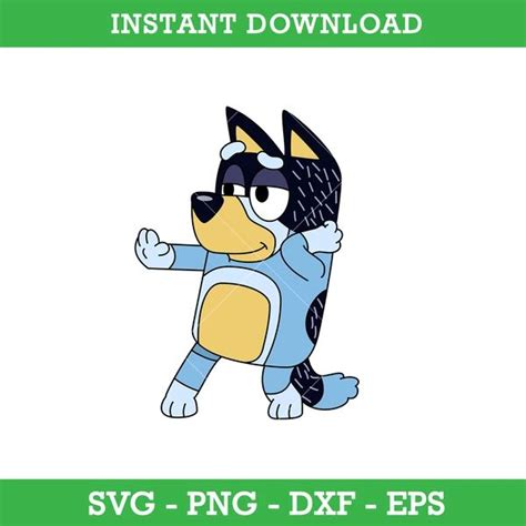 Bandit Heeler Svg Bandit Svg Bluey Svg Cartoon Svg Png E Inspire