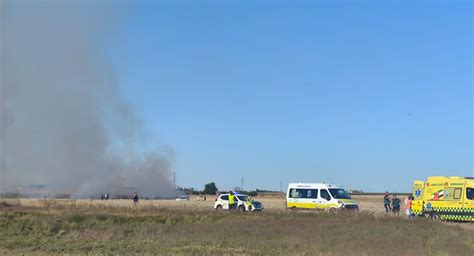 Se Estrella Una Avioneta En Extremadura Un Fallecido Y Un Herido Grave