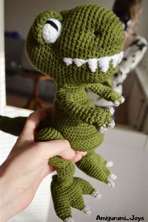 Crochet Dinosaur Pattern T Rex Amigurumi Pattern Etsy Crochet