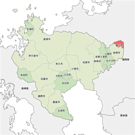 佐賀県三養基郡基山町の地図 Map It マップ・イット