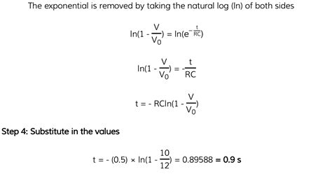 Aqa A Level Physics复习笔记7 7 3 Charge And Discharge Equations 翰林国际教育