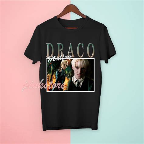 Draco Malfoy T Shirt Vintage Retro Casual Unisex Shirt Ps 34 Etsy