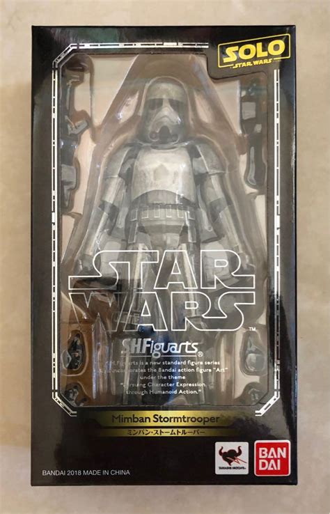 S H Figuarts Starwars Mimban Stormtrooper Solo Shf