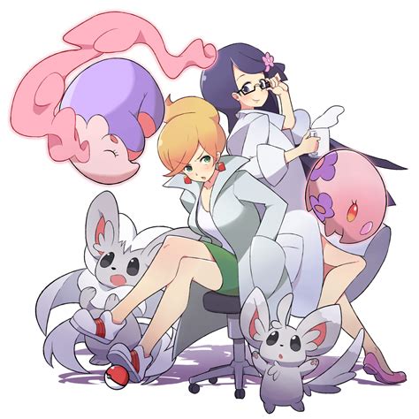 Pokemon Professor Juniper And Fennel Hot