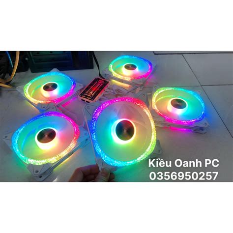 Mua Qu T T N Nhi T Fan Led Rgb Coolmoon S Ng B Hub Gi R Nh T