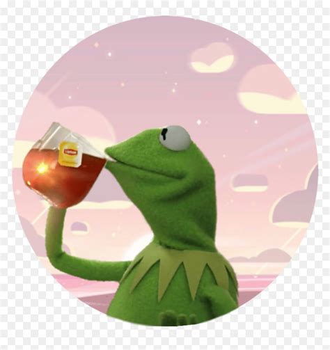 Kermit The Frog Sipping Tea Drawing, HD Png Download - vhv