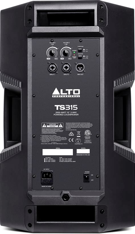 Alto Professional Truesonic Ts Powered Loudspeaker Inch