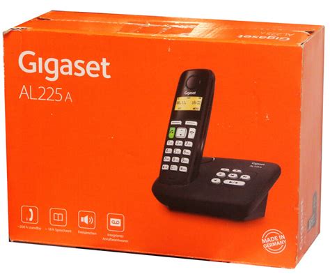 Gigaset AL225A DECT Gap Schnurloses Telefon Analog Anrufbeantworter